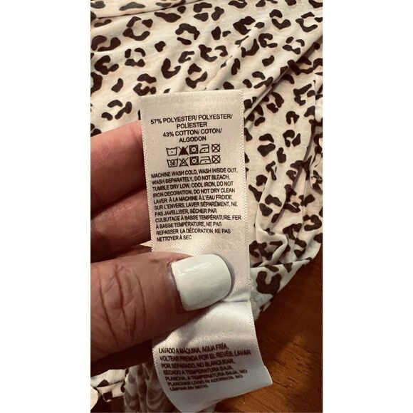 Lucky Brand Leopard Print Very Soft Lightweight Dress Size S - Picture 6 of 9